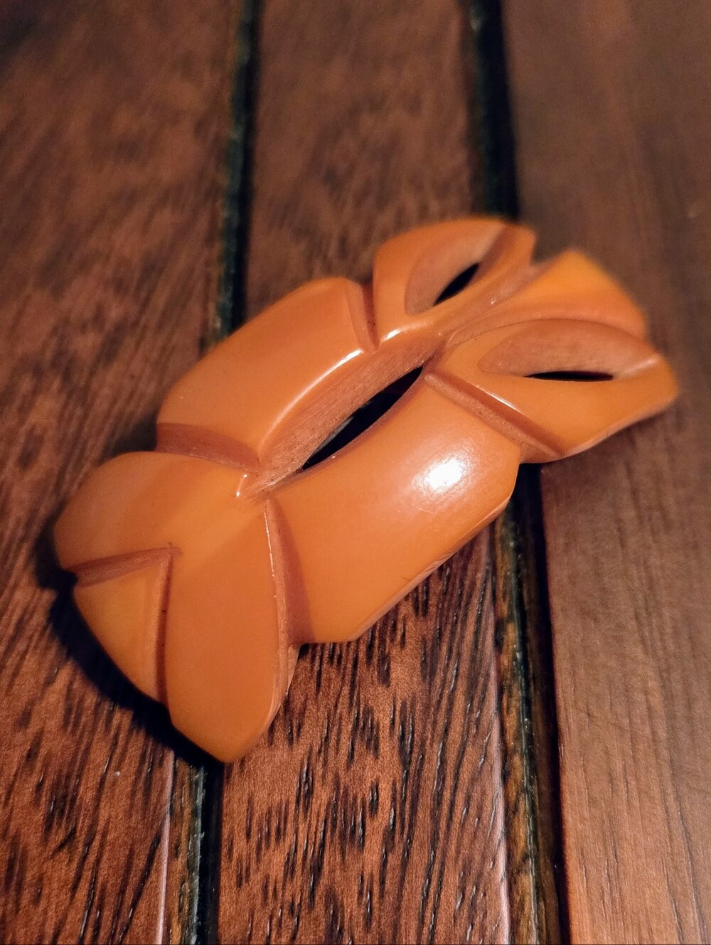 Antique Art Deco Bakelite Dress Clip